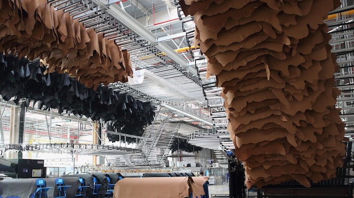 Dieses Leder verarbeitet die Firma Lecapell in China.