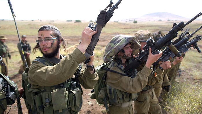 Members of the Netzach Jehuda battalion