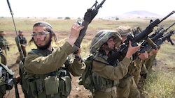 Mitglieder des Netzach-Jehuda-Bataillons bei einer Übung (Bild: AFP)