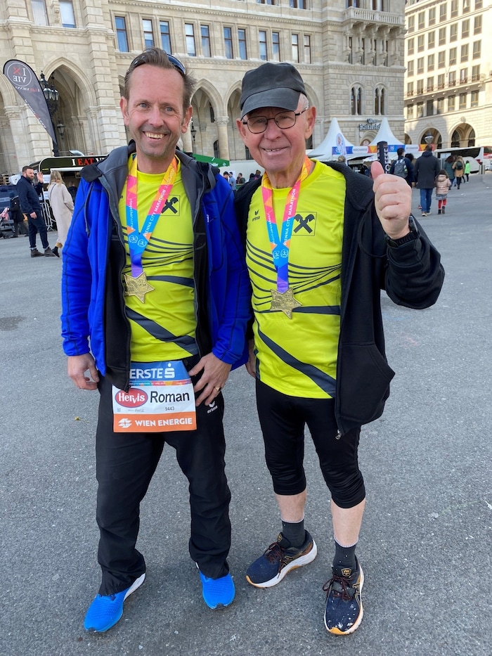Felix Pauli und sein Sohn Roman