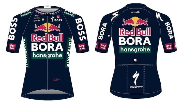 So könnten die Trikots der neuen Red-Bull-Mannschaft aussehen … (Bild: ZVG)