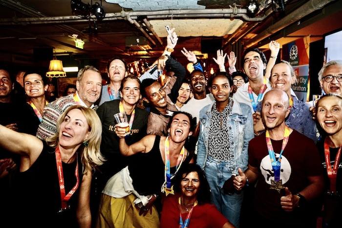 Tolle Stimmung bei der After-Party