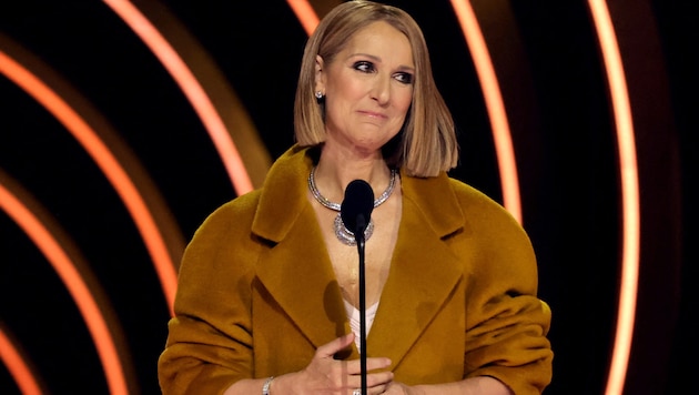 Céline Dion, hier bei ihrem Auftritt Anfang des Jahres bei den Grammys, sprach mit der „Vogue“ jetzt über den harten Kampf gegen das Stiff-Person-Syndrom. (Bild: APA/Getty Images via AFP/GETTY IMAGES/KEVIN WINTER)