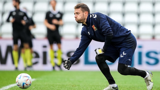 Haas is currently only a substitute keeper at Admira (Bild: GEPA pictures/ Matic Klansek)