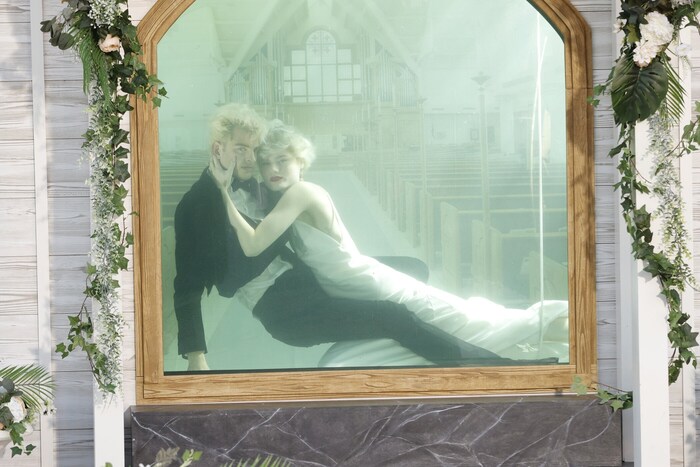 The underwater shoot was a particularly big challenge.