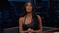 Kim Kardashian in der US-TV-Show „Jimmy Kimmel Live“ (Bild: www.viennareport.at)