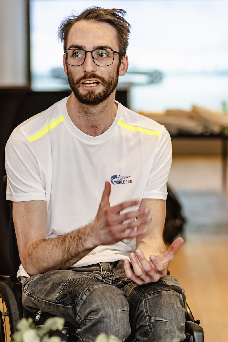 Philipp Kuttin stürzte im August 2020 beim Schlafwandeln von einem Balkon.  (Bild: Red Bull Contentpool)