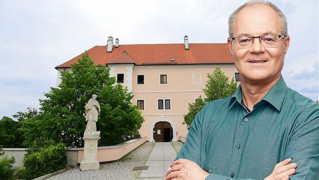 Peter Köck tritt als Spitzenkandidat der Grünen für mehr Kontrolle im Rathaus ein. (Bild: Die Grünen Vösendorf, Patrick Huber, Krone KREATIV)