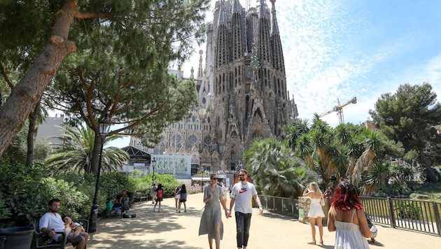 Sagrada Familia Barselona'nın en ünlü simge yapılarından biridir. (Bild: Zhang Cheng Xinhua)