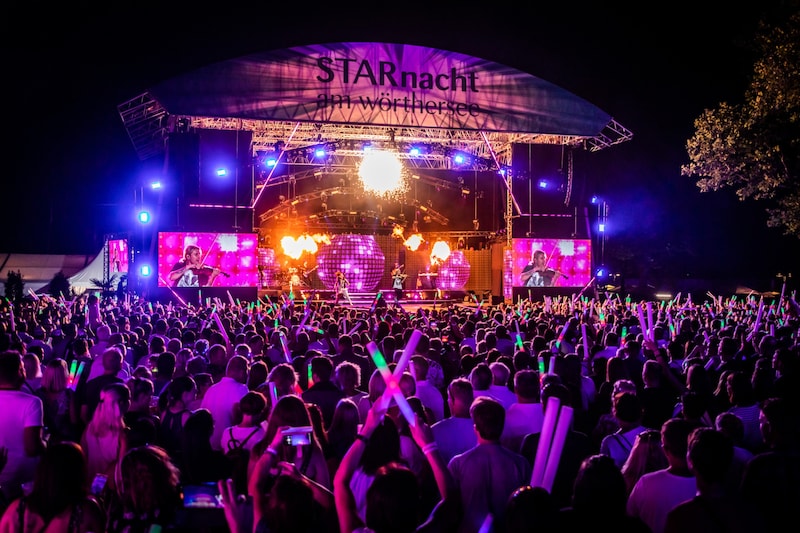 Am 12. und 13. Juli begeistert die Starnacht wieder in der Wörthersee-Ostbucht. (Bild: Peter Krivograd / ORF)