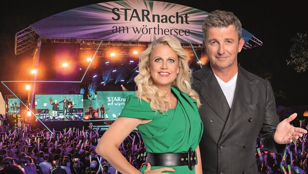 Moderatoren-Duo Barbara Schöneberger und Hans Sigl werden die „Starnächte“ wieder begleiten. (Bild: krivograd ipmedia)