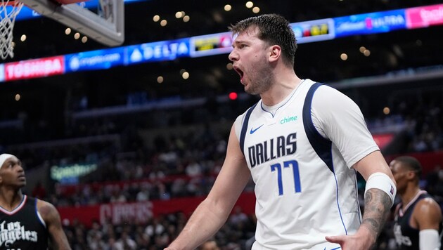 The Dallas Mavericks can rely on Luka Doncic. (Bild: Copyright 2024 The Associated Press. All rights reserved.)