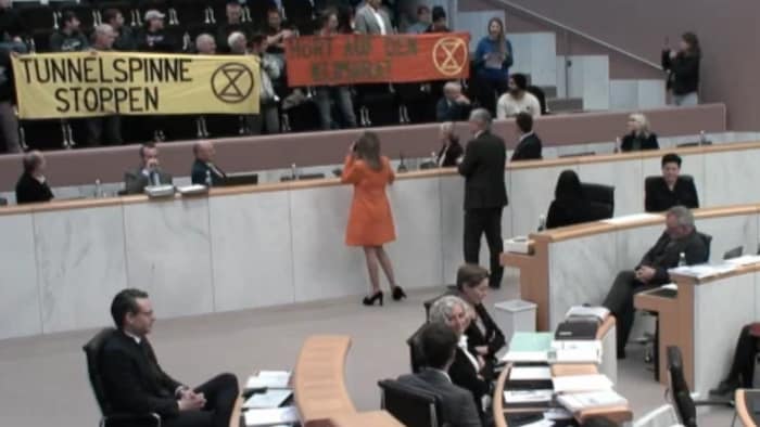 Landtagspräsident Harald Sonderegger und Landtagsdirektorin Borghild Goldgruber-Reiner ...