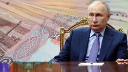 Russlands Präsident Wladimir Putin hat sein Land auf Kriegswirtschaft umgestellt. (Bild: AP, Ekaterina Varnakova – stock.adobe.com, Krone KREATIV)