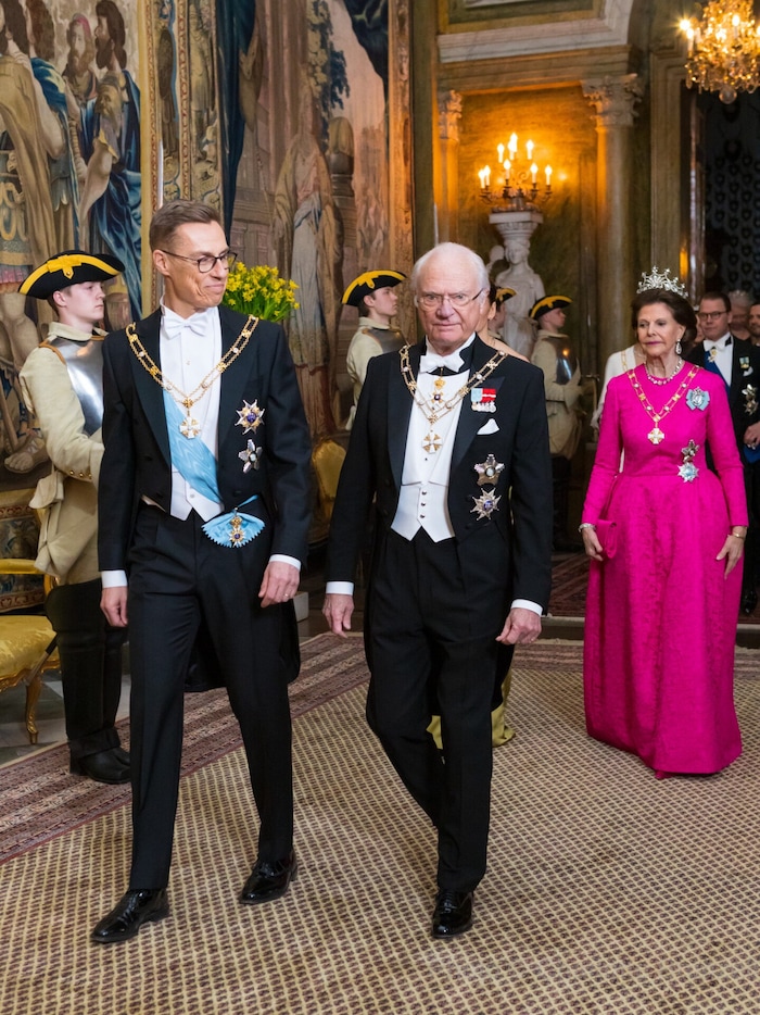 Alexander Stubb und König Carl XVI Gustaf
