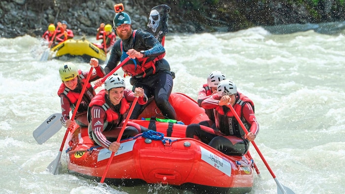 Umliegende Canyoning- und Rafting-Strecken