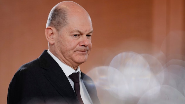 Olaf Scholz does not want to give in on the Taurus issue. (Bild: AP)