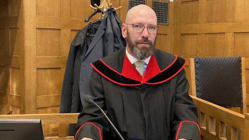 Staatsanwalt Richard Gschwenter beim Prozess (Bild: Chantal Dorn)