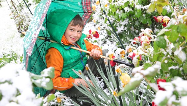 Der April fuhr wettertechnisch Achterbahn mit uns  (Bild: Uta Rojsek-Wiedergut)