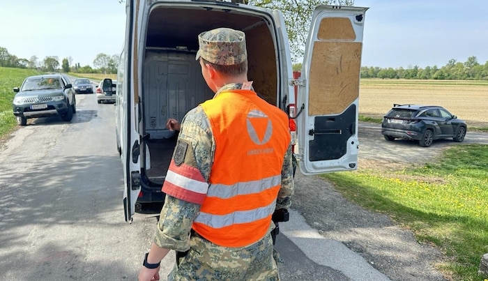 Checks continue in Burgenland.