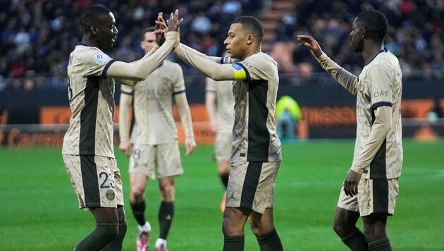 Jubel bei den PSG-Stars