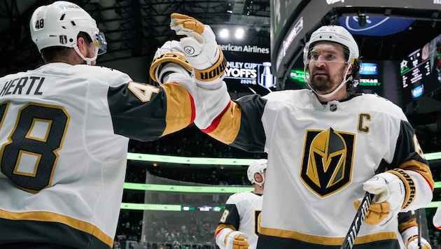 Everything is going according to plan for the Vegas Golden Knights. (Bild: APA/Getty Images via AFP/GETTY IMAGES/Sam Hodde)
