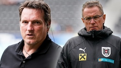 Andi Herzog (li.) und Ralf Rangnick  (Bild: GEPA pictures)