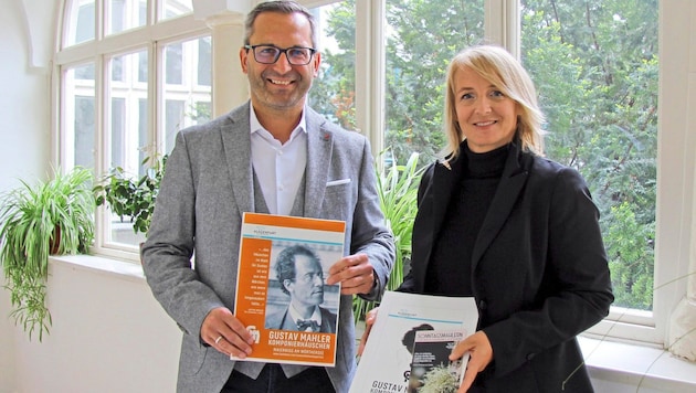 Kulturstadtrat Franz Petritz und Manuela Krassnitzer laden heuer erneut zum „Sonntagsmahlern“ (Bild: StadtPresse)