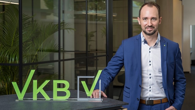 New brand image, new strategy: VKB General Director Markus Auer is pleased with the rewards of the changes. (Bild: VKB/Neumayr/Christian Leopold)