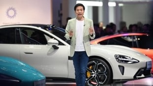 Xiaomi-Chef Lei Jun auf der Beijing Auto Show 2024
