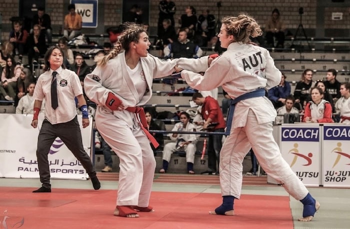 Julia Blawisch (right) is looking forward to the Grand Slam in Paris.