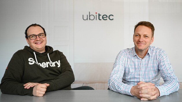 Dieter Perndl (right) was already self-employed when he met his co-founder Dominik Aumayr (left). (Bild: Wenzel Markus)