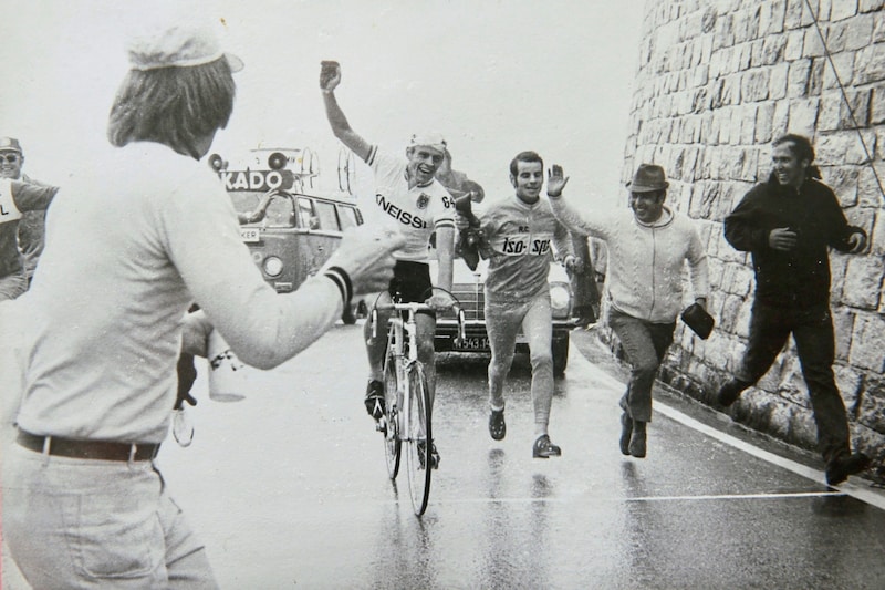 Rudi Mitteregger kürte sich als bislang einziger Radprofi viermal zum Glocknerkönig bei der Österreich-Rundfahrt. (Bild: Sepp Pail)