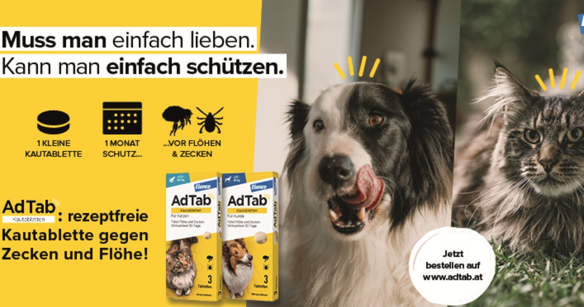 AdTab chewable tablets Protection against fleas and ticks how it