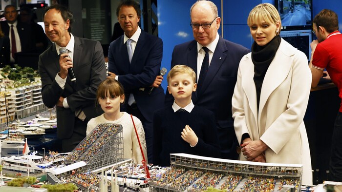 Gabriella and Jacques inspected Monaco in miniature format on Thursday. The royal family had ...