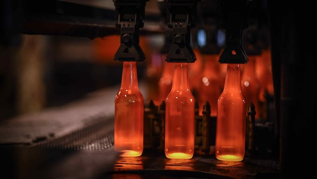 Vetropack's Kremsmünster plant produces beer bottles, among other things. (Bild: Wenzel Markus)