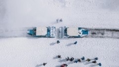 Die beiden Wallack-Fräsen trafen beim Hochtor aufeinander. (Bild: EXPA Picture/JFK)