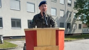 Am Freitag übergab Konstantin Pochmarksi das Kommando des Versorgungsbataillons.