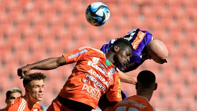 Zwei Teams, ein Ziel: Europacup! Ousmane Diakite erwartet gegen Wimmer und die Klagenfurter ein  heißer Tanz. (Bild: GEPA/GEPA pictures)