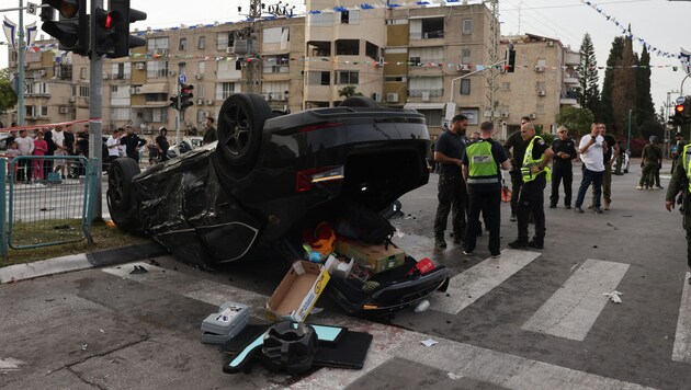 Itamar Ben-Gvir izraeli rendőrminiszter pénteken megsérült egy autóbalesetben. (Bild: AFP/Ahmad Gharabli)