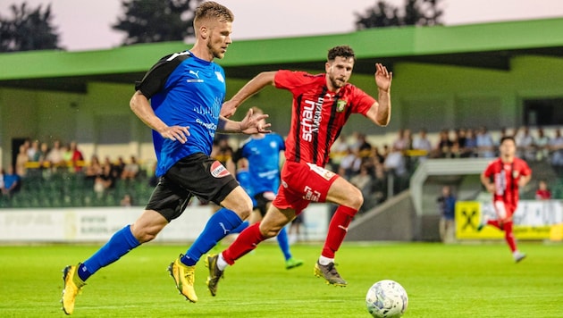 Stephan Schimandl (li.) und andere Spieler sollen laut des „Whistleblowers“ das Training in Draßburg boykottiert haben. „Skandalös“, so der Sportliche Leiter. (Bild: Urbantschitsch Mario/Mario Urbanitsch)