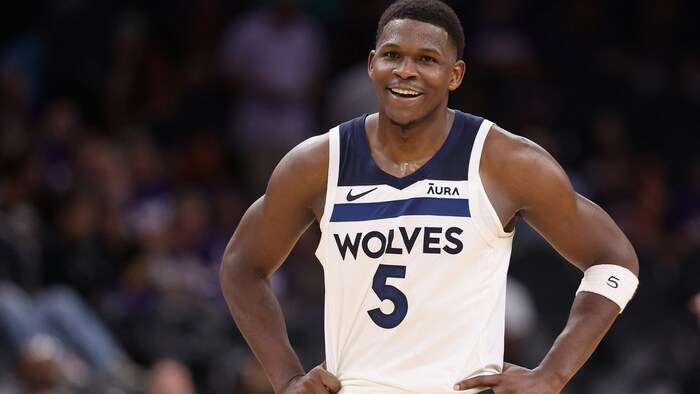 Anthony Edwards führte die Wolves zum Auswärtssieg.