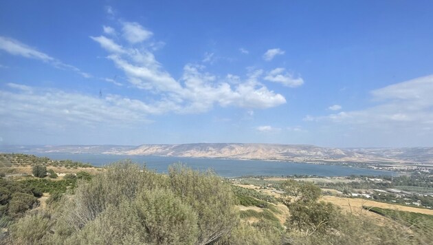 Children have found a 1200-year-old coin in Kursi National Park on the Sea of Galilee. (Bild: APA/SANDRA WALDER)