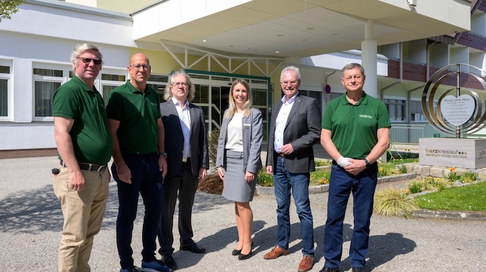 Auch das Herz-Kreislauf-Zentrum Groß Gerungs, hier vertreten durch Christina Jahn, unterstützt ...