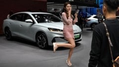 Auf der Auto China 2024 (hier im Bild) waren auch die wichtigsten Europäer vertreten, das Gros ...