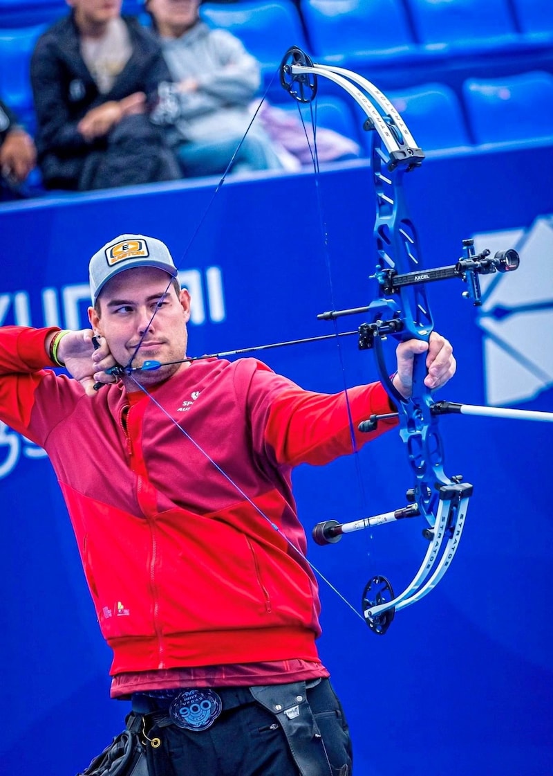 Nico Wiener war in Schanghai eine Klasse für sich. (Bild: World Archery/Wiener)