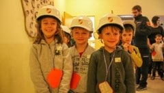 Viel lernen konnten die Kids des Praxiskindergartens der BAfEP Oberwart. (Bild: OBI Alexander Flaschberger)