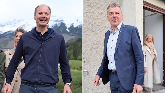 Johannes Anzengruber (left) and incumbent Georg Willi vie for the office of mayor in Innsbruck. (Bild: Birbaumer Christof)