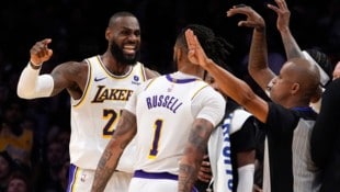 Die Los Angeles Lakers haben das Aus gegen die Nuggets vorerst abgewendet. (Bild: Copyright 2024 The Associated Press. All rights reserved.)