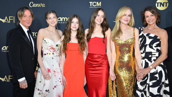 Nicole Kidman mit ihrer Familie: Ehemann Keith Urban, die gemeinsamen Töchter Faith Margaret und ...